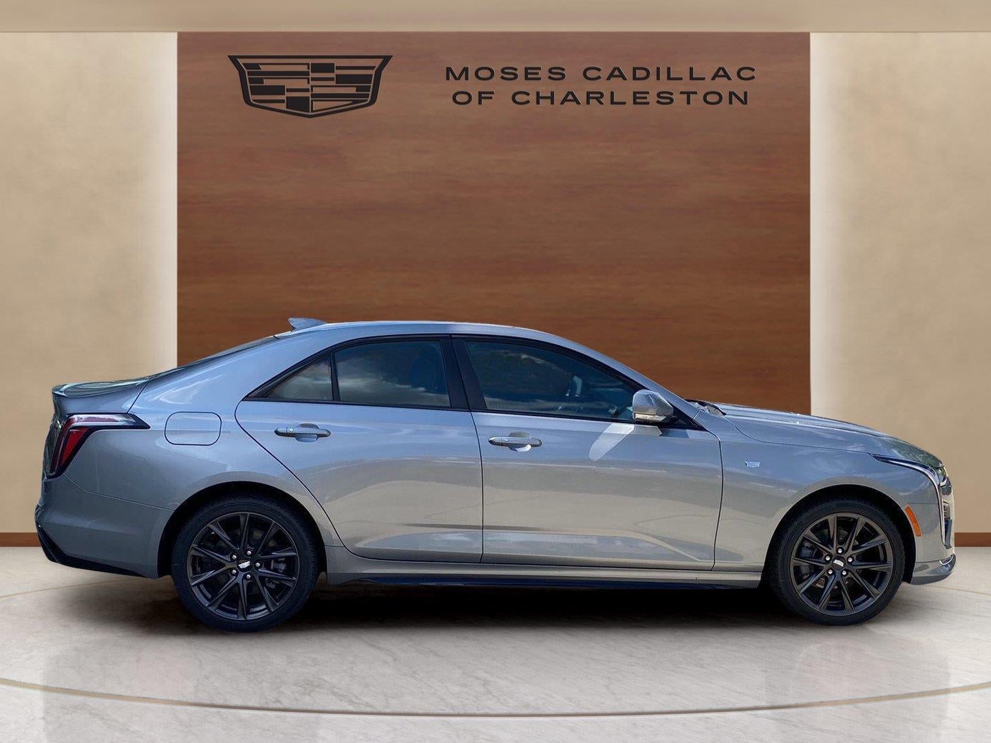 2026 Cadillac CT4 — rear three-quarter view